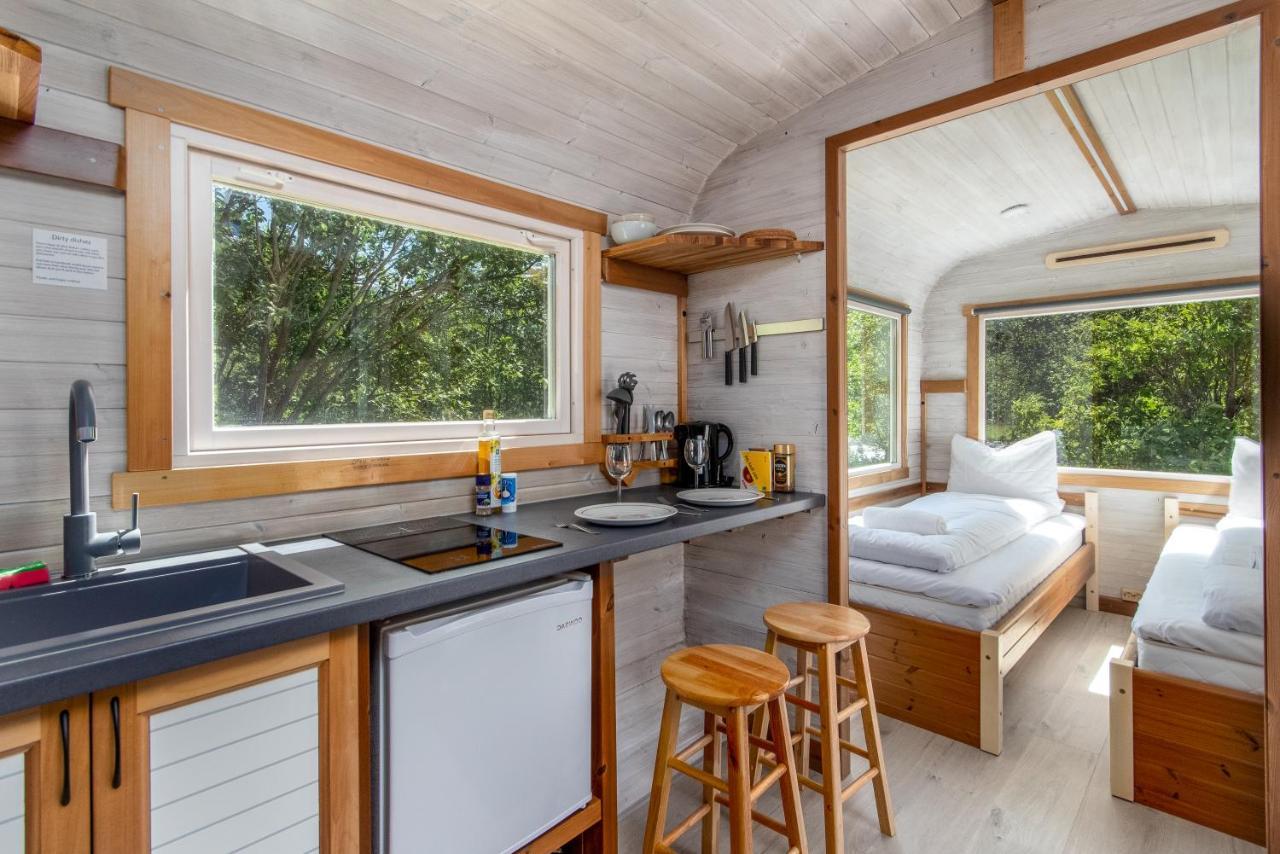 Вилла Tiny House With Terrace Флам Экстерьер фото